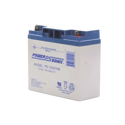 Batería de Respaldo AGM/VRLA / 12V / 20Ah / Terminales NB2 / Vida Útil 5 Años / Caja ABS Resistente