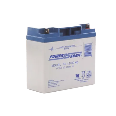 Batería de Respaldo AGM/VRLA / 12V / 20Ah / Terminales NB2 / Vida Útil 5 Años / Caja ABS Resistente