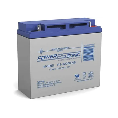 Batería de Respaldo AGM/VRLA / 12V / 20Ah / Terminales NB2 / Vida Útil 5 Años / Caja ABS Resistente