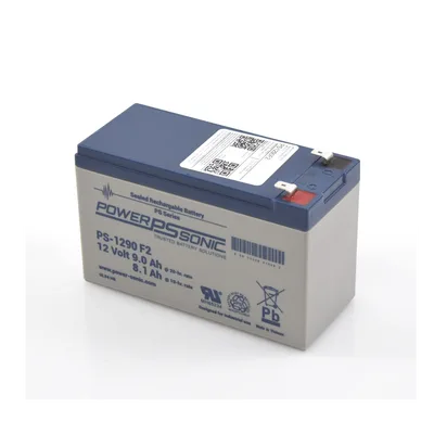 Batería de Respaldo AGM/VRLA / 12V / 9.0 Ah @20hr / Terminales F2 / Vida Útil 5 Años / Caja ABS Resistente a Impactos