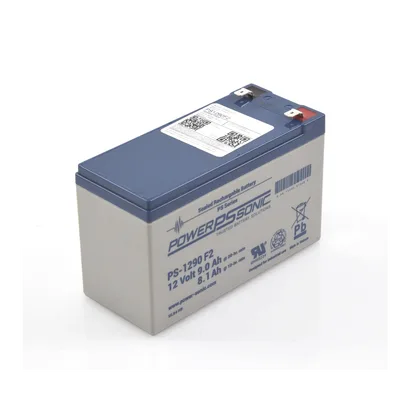 Batería de Respaldo AGM/VRLA / 12V / 9.0 Ah @20hr / Terminales F2 / Vida Útil 5 Años / Caja ABS Resistente a Impactos