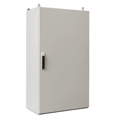 Gabinete de Acero IP55 / 800 x 1600 x 400 mm / IK10 / Carga 80 kg / Placa Trasera 750 x 1565 mm / Exterior