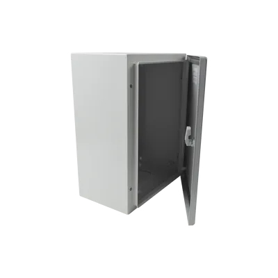 Gabinete de Acero IP66 / 300x400x200 mm / 11.8x15.7x7.9 in / IK10 / 30 kg / Placa Trasera Metálica
