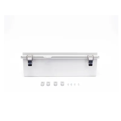 Gabinete de Protección IP66 / ABS 350 x 465 x 160 mm / Cierre con Broche Inoxidable / Opción Candado / Compatible Ventilación 60x60 mm