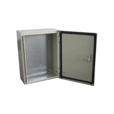 Gabinete de Acero IP66 / 300x400x200 mm / 11.8x15.7x7.9 in / IK10 / 30 kg / Placa Trasera Metálica