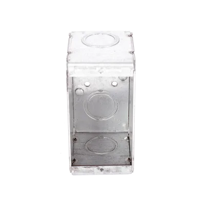 Caja Multigang / 1 Gang / 2.5 in (6.35 cm) Profundidad / 8 TKO 1/2-3/4 in / 16.0 in³ / Acero Galvanizado