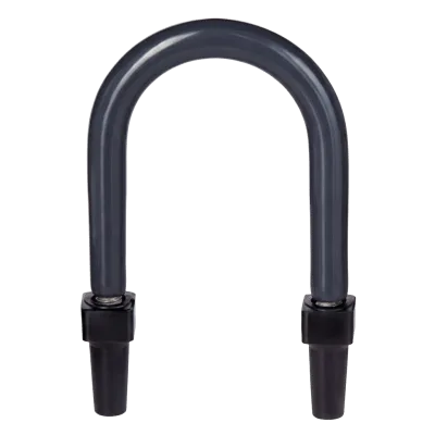 Abrazadera U de Pata Larga / Recubrimiento PVC 40 mils / Acero Galvanizado / Tubo 1/2" (12.7 mm) / IK09 / UL 203 / NEMA RN-1
