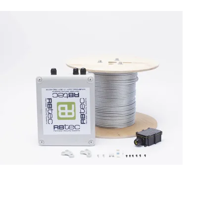 Cable Sensor Perimetral / 152 m (498.7 ft) / 1 Zona / Malla de Acero Inoxidable / Filtración Anti-Viento / IP66 NEMA 4X / 12-24 VCC