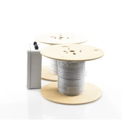 Cable Sensor Perimetral Blindado / 2 Zonas Independientes / 150 m (492 ft) / Detección por Vibración / 11 Niveles de Sensibilidad / IP66 NEMA 4X