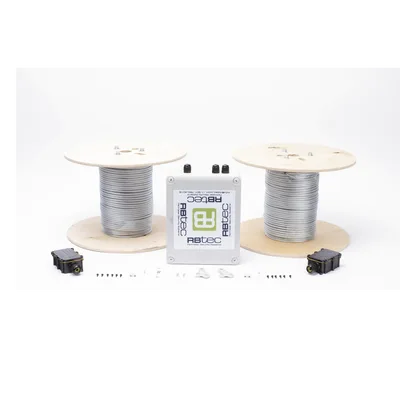 Cable Sensor Perimetral Blindado / 2 Zonas Independientes / 150 m (492 ft) / Detección por Vibración / 11 Niveles de Sensibilidad / IP66 NEMA 4X