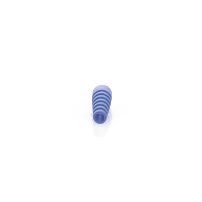 Soporte de Alivio de Tensión / Compatible con RG-58/U, RG-142/U, LMR-195 / Ensamble Manual / Cuerpo Plástico Azul