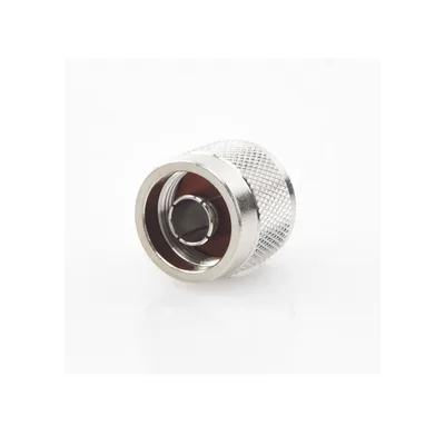 Conector Coaxial N Macho / Anillo Plegable / Cable RG-142/U / Frecuencia 11 GHz / Cuerpo Bronce Niquelado / Contacto Oro / Aislante Teflón