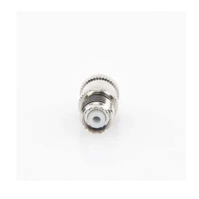 Conector RF Mini UHF Hembra / Anillo Plegable / Cables RG-58/U y RG-142/U / Cuerpo Níquel / Contacto Plata / Aislante Delrin