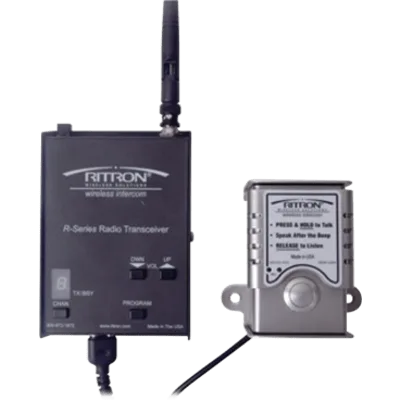 Intercomunicador Inalámbrico UHF / Alcance 2 km (1.2 mi) / 2 Watts / 10 Canales / Espaciado 12.5 kHz / Bocina 1000 mW