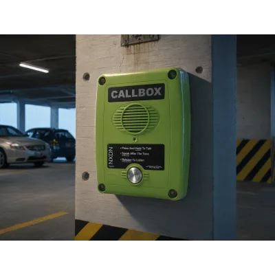 Callbox Digital NXDN / UHF 450-470 MHz / Gabinete Policarbonato / Alimentación Dual / Antena Interna / 1 Canal