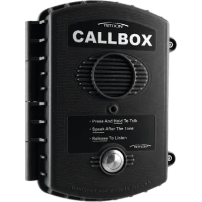 Callbox Inalámbrico / UHF 450-470 MHz / 2 W / Alcance 1 Milla / Policarbonato de Alto Impacto / PTT Programable