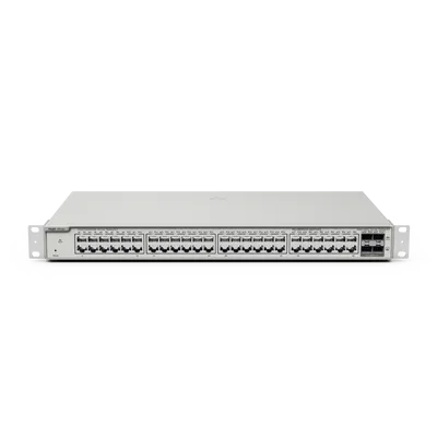 Switch Administrable Capa 2+ / 48 Puertos Gigabit / 4 SFP+ 10Gb / Conmutación 176 Gb/s / Protección 6 kV / Gestión en Nube