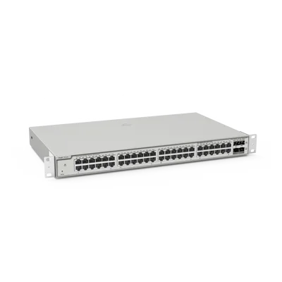 Switch Administrable Capa 2+ / 48 Puertos Gigabit / 4 SFP+ 10Gb / Conmutación 176 Gb/s / Protección 6 kV / Gestión en Nube
