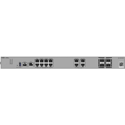 Router Cloud-Managed / 15 Gbps de Rendimiento / 8 Puertos GE RJ45 + 4 Puertos 2.5GE RJ45 + 4 Puertos 10GE SFP+ / SD-WAN / Anti-DoS/DDoS por Hardware / Gestión Cloud / 1 RU / Línea Cybrey