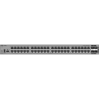 Switch de Acceso Capa 3 / 48 Puertos Gigabit PoE+ / 4 Puertos SFP 2.5GE Uplink / 116 Gbps / 86.304 Mpps / PoE 370W / VSU / Protección contra Sobretensiones 10 kV / Ventiladores Redundantes / Línea Cyb