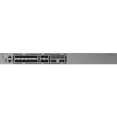Switch 10G / 12 Puertos SFP+ 1G/2.5G/10G / 4 Puertos SFP28 10G/25G / 2 Puertos QSFP+ 40G / Capacidad 600 Gbps / Reenvío 446.4 Mpps / CPU Quad Core ARMv8 Cortex-A72 / 1 RU / Alimentación AC / Línea Cyb
