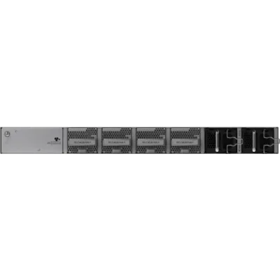 Switch 10G / 12 Puertos SFP+ 1G/2.5G/10G / 4 Puertos SFP28 10G/25G / 2 Puertos QSFP+ 40G / Capacidad 600 Gbps / Reenvío 446.4 Mpps / CPU Quad Core ARMv8 Cortex-A72 / 1 RU / Alimentación AC / Línea Cyb