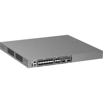 Switch 10G / 12 Puertos SFP+ 1G/2.5G/10G / 4 Puertos SFP28 10G/25G / 2 Puertos QSFP+ 40G / Capacidad 600 Gbps / Reenvío 446.4 Mpps / CPU Quad Core ARMv8 Cortex-A72 / 1 RU / Alimentación AC / Línea Cyb
