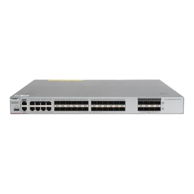 Switch Core Capa 3 / 24 Puertos SFP 100/1000 Mbps / 8 Puertos Combo Gigabit / 8 Puertos SFP+ 10G / 880 Gbps / Gestión Cloud