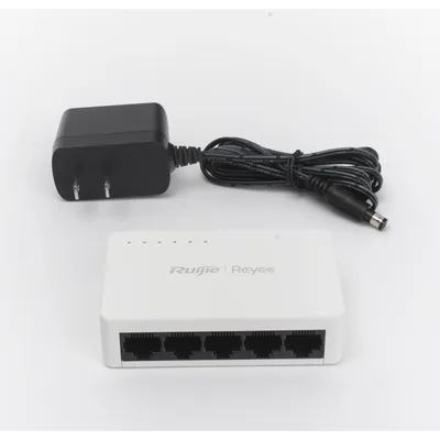 Switch No Administrable / 5 Puertos Gigabit / 10 Gbps Switching / Plug & Play / 2.1W Máximo / Cloud Visible