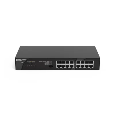 Switch No Administrable / 16 Puertos Gigabit / 32 Gbps / Fanless / Protección 4 kV