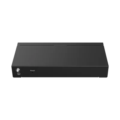 Switch Administrable Gigabit / 8 Puertos 10/100/1000BASE-T / Capa 2 / Switching 16 Gbps / Forwarding 11.9 Mpps / Modo CCTV 250 m (820 ft) / Fanless