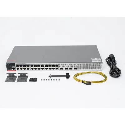 Switch PoE+ / 24 Puertos Gigabit / 4 Uplink SFP 2.5G / 370W PoE / 68 Gbps / 10 kV Surge / 1.72 in