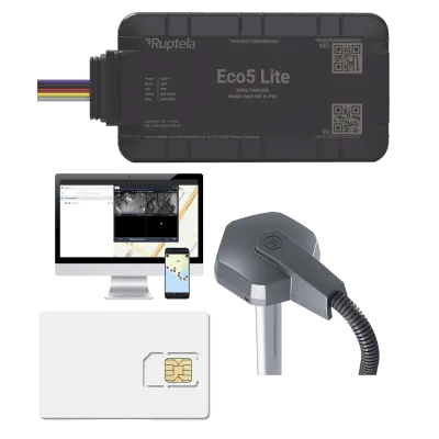 Rastreador Vehicular y Monitoreo de Flota / BLE 5.0 y GNSS / LTE CAT1 y LTE-M con Respaldo 2G / GNSS U-blox / IP54 / -20 °C a +40 °C / Acelerómetro de 3 Ejes / 9-32 V / Batería Interna