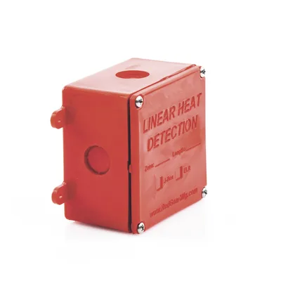 Caja de Empalme / Detección Lineal de Calor / Polímeros Térmicos / Conductores Tri-Metálicos / Temperatura -20°C a 60°C / Clase 1 Div.2 / 10x10x5 cm