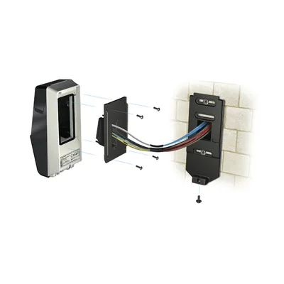Lector de Huella Biométrico / Sensor Óptico FBI PIV-IQS / Pantalla Táctil 2.8 Pulgadas / Almacenamiento 10,000 Usuarios / IP65 / PoE y 12-24V DC / Lector PROX HID / Ethernet, RS485, USB, Wi-Fi