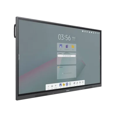 Pantalla Interactiva / 75" / 4K UHD 3840x2160 / Táctil IR 8 ms / Brillo 400 nits / Android 14 EDLA / Wi-Fi y Bluetooth / VESA 800x400