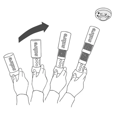 Probador de Humo en Aerosol / 76 ml (2.6 oz) / Libre de Silicona / 100% Biodegradable / Listado UL/ULC / Activación Rápida