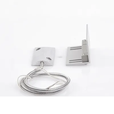 Contacto Magnético para Piso Uso Rudo / GAP 75 mm (3 in) / Cable Blindado 55 cm / 12 VCC / 0.5 A / Placa de Montaje en L