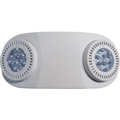 Luminaria de Emergencia LED / 700 Lúmenes / 5000K / Autonomía 90 min / Entrada Universal 120-277 VAC / 2 Cabezales Ajustables / IP Interior