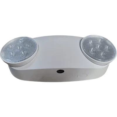 Luminaria de Emergencia LED / Doble Cabezal Ajustable / 230-430 Lúmenes / 120-277V Dual Voltage / 90 Minutos Autonomía / ABS 5VA Retardante de Llama