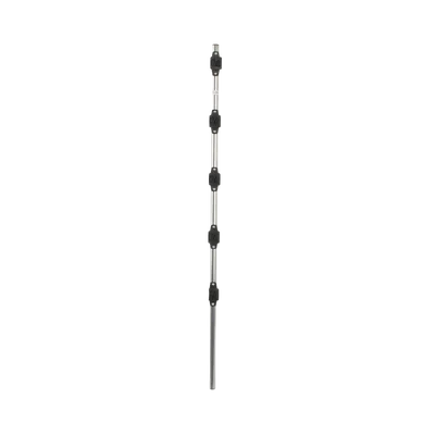 Poste de Paso para Cercas Eléctricas / Tubo de Acero Galvanizado / 5 Aisladores / Longitud 1.2 m (3.9 ft) / Diámetro 25 mm (1 in) / Peso 0.92 kg