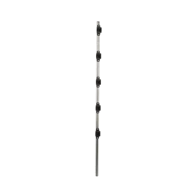 Poste de Paso para Cercas Eléctricas / Tubo de Acero Galvanizado / 5 Aisladores / Longitud 1.2 m (3.9 ft) / Diámetro 25 mm (1 in) / Peso 0.92 kg