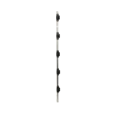 Poste de Paso para Cercas Eléctricas / Tubo Redondo 25 mm (1 in) / Longitud 1 m (39.4 in) / 5 Aisladores Integrados / Acero Galvanizado en Caliente