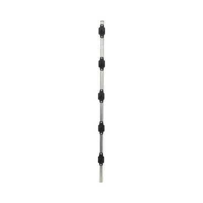 Poste de Paso para Cercas Eléctricas / Tubo Redondo 25 mm (1 in) / Longitud 1 m (39.4 in) / 5 Aisladores Integrados / Acero Galvanizado en Caliente