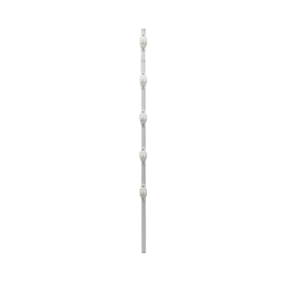 Poste de Paso para Cerca Eléctrica / Acero Galvanizado en Caliente / 5 Aisladores / Longitud 1.2 m (3.9 ft) / Diámetro 25 mm (1 in) / Peso 0.92 kg