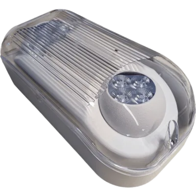 Luminaria de Emergencia LED / Impermeable NEMA 4X / 630 lm / Versión CL -20°C / Montaje Pared y Techo / 90 Min Autonomía / Entrada 120-277 VAC