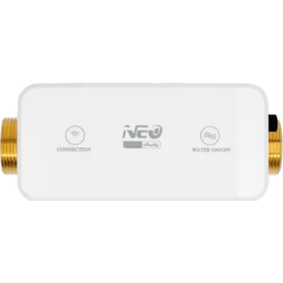 Válvula de Agua Inteligente / Medición Ultrasónica de Flujo, Presión y Temperatura / Wi-Fi y Bluetooth 5.0 / Rosca G1-1/4 BSPP con Adaptador DN25 /