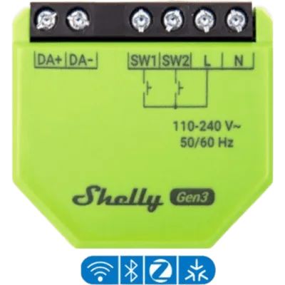 Gateway DALI 2 / Controlador Monomaestro / Wi-Fi / BLE / 110-240 VAC / Bus 16 V / KNXnet/IP
