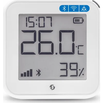 Sensor Ambiental IoT / Monitoreo de Temperatura y Humedad / Wi-Fi 802.11 b/g/n / Bluetooth 4.2 / Alimentación Dual Batería o USB-C