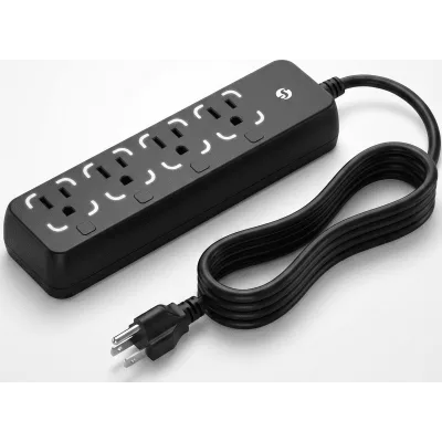 Regleta Inteligente / 4 Tomas Individuales / Wi-Fi Bluetooth Zigbee Matter / Medición Individual / 3680 W / 12 A por Toma / IP20